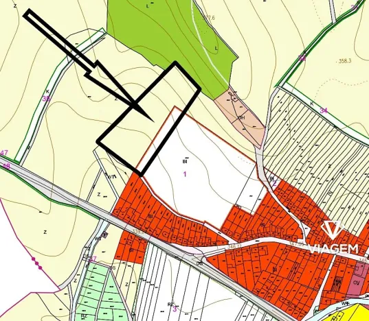 Prodej podílu pozemku pro bydlení, Bystřice pod Lopeníkem, 1380 m2