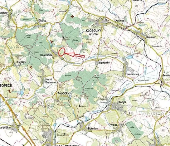 Prodej podílu zahrady, Boleradice, 1082 m2