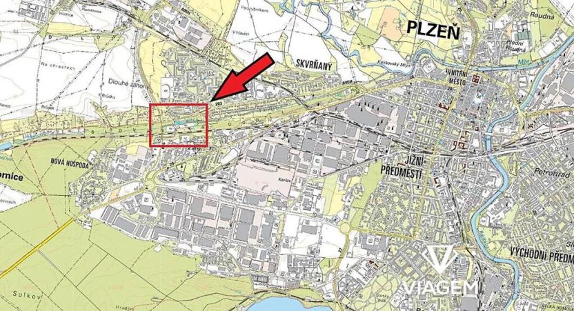 Prodej pole, Plzeň, 1598 m2