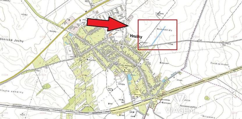 Prodej podílu pole, Hrušky, 534 m2