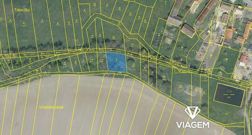 Prodej zahrady, Sedliště, 852 m2