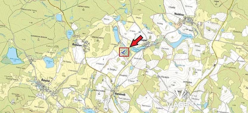 Prodej pole, Doupě, 2547 m2