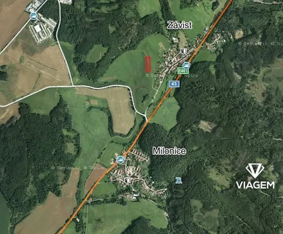 Prodej podílu pole, Milonice, 423 m2