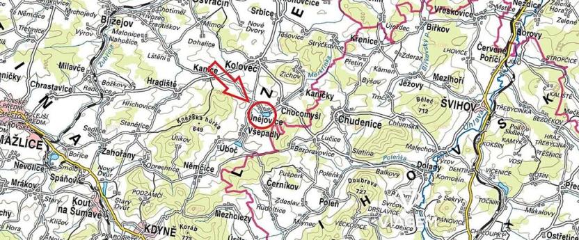 Prodej podílu lesa, Únějovice, 880 m2