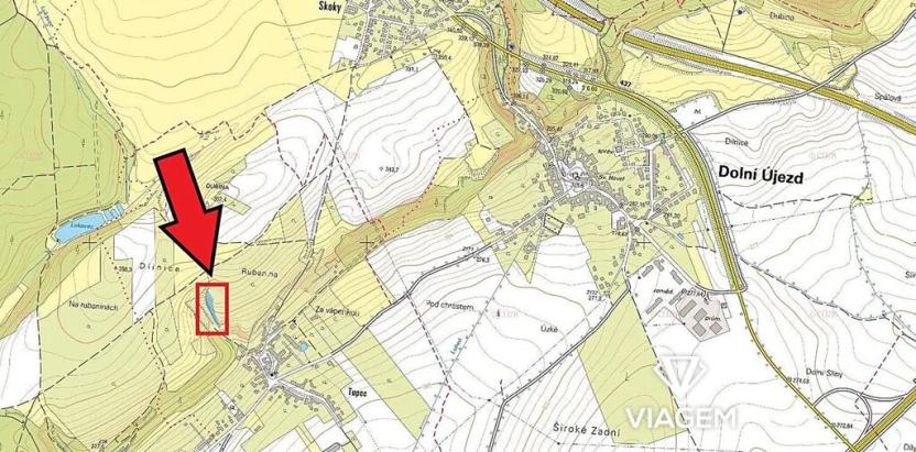 Prodej podílu pole, Veselíčko, 510 m2