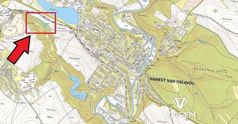 Prodej pole, Náměšť nad Oslavou, 2681 m2