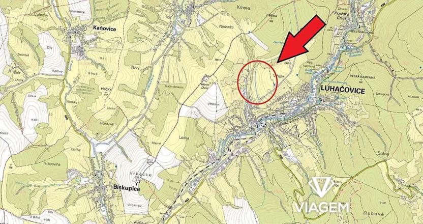 Prodej podílu pozemku pro bydlení, Luhačovice, 2964 m2