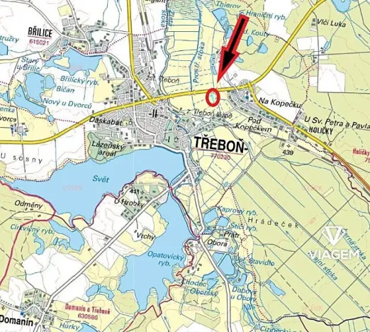 Prodej podílu pole, Třeboň, 159 m2