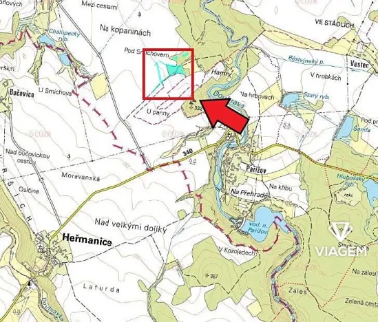 Prodej podílu pole, Ronov nad Doubravou, 2070 m2