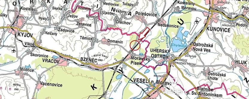 Prodej podílu pole, Moravský Písek, 552 m2