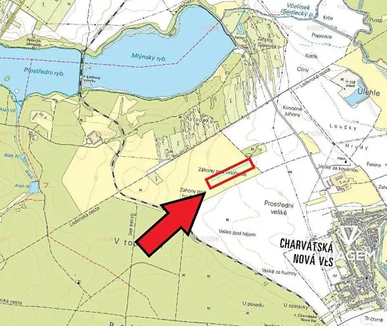 Prodej podílu pole, Břeclav, 1570 m2