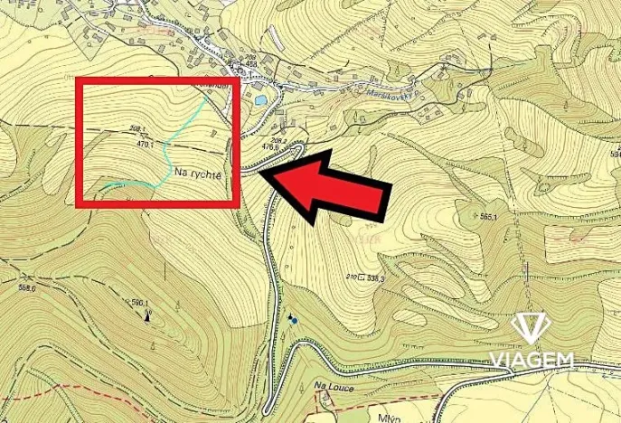 Prodej podílu pole, Velké Losiny, 1072 m2