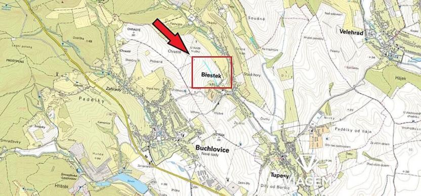 Prodej pole, Břestek, 3524 m2