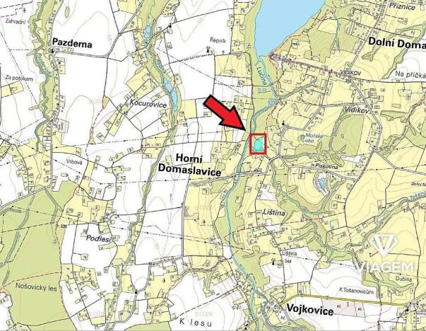 Prodej podílu pole, Horní Domaslavice, 1632 m2