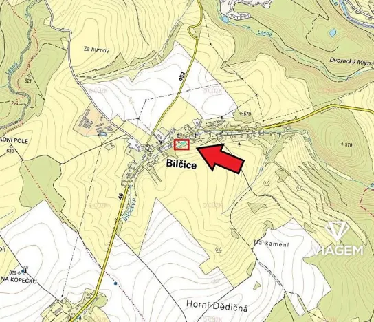 Prodej pozemku pro bydlení, Bílčice, 955 m2