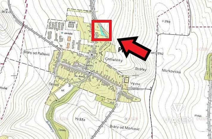 Prodej podílu zahrady, Prasklice, 253 m2