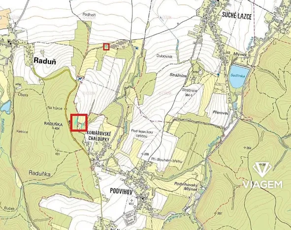 Prodej podílu zahrady, Opava, 702 m2