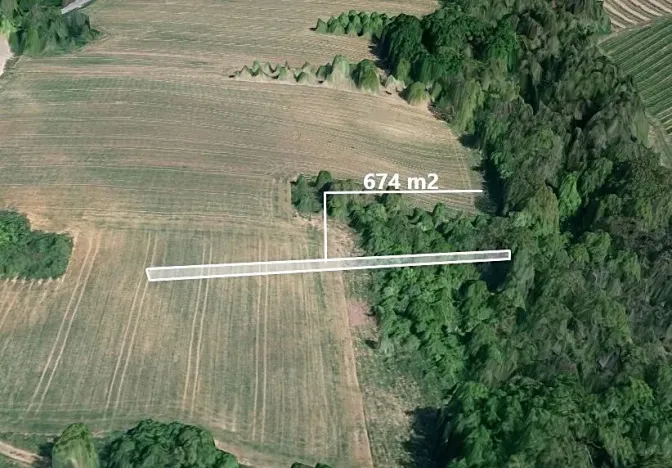 Prodej pole, Újezdec, 674 m2