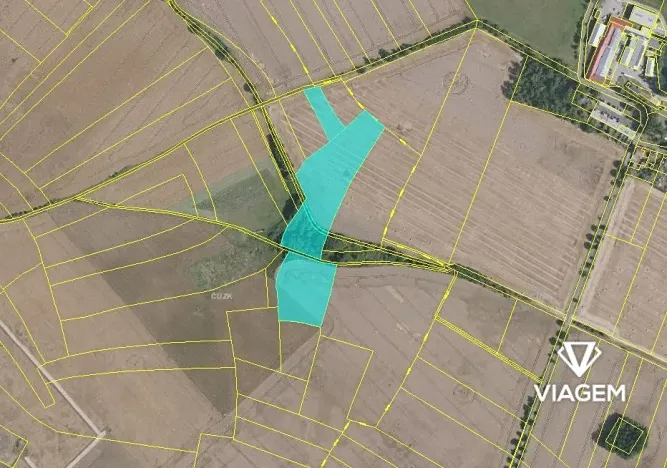 Prodej podílu pole, Veliká Ves, 3652 m2