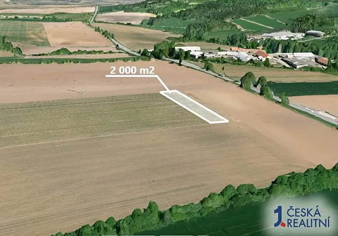 Prodej pole, Bořitov, 2000 m2