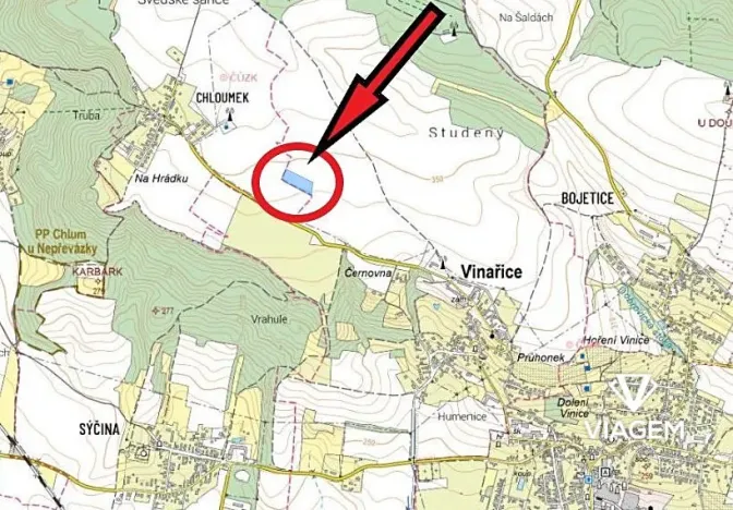 Prodej pole, Vinařice, 10383 m2