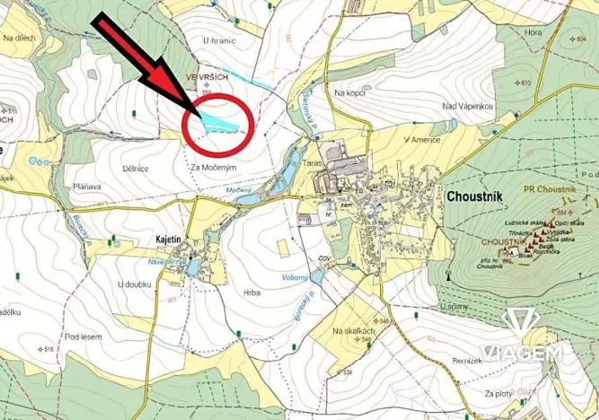 Prodej podílu pole, Krtov, 4136 m2