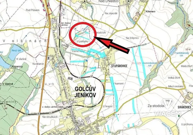 Prodej podílu pole, Golčův Jeníkov, 2697 m2