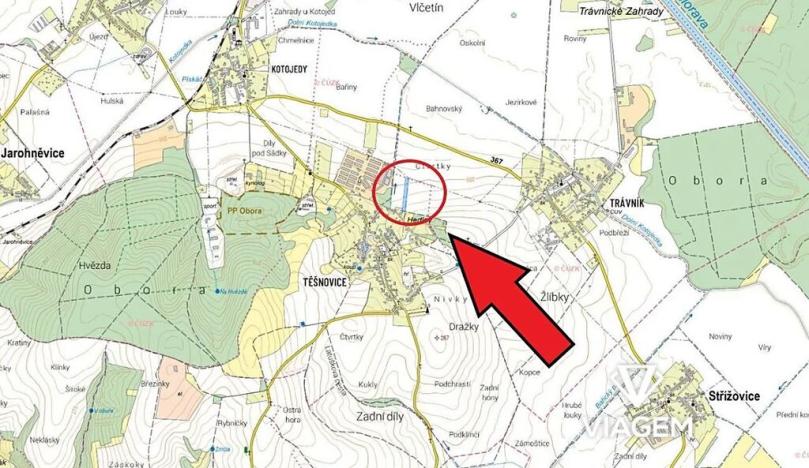 Prodej podílu pole, Kroměříž, 2802 m2