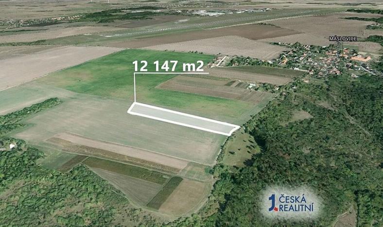 Prodej podílu pole, Máslovice, 2361 m2