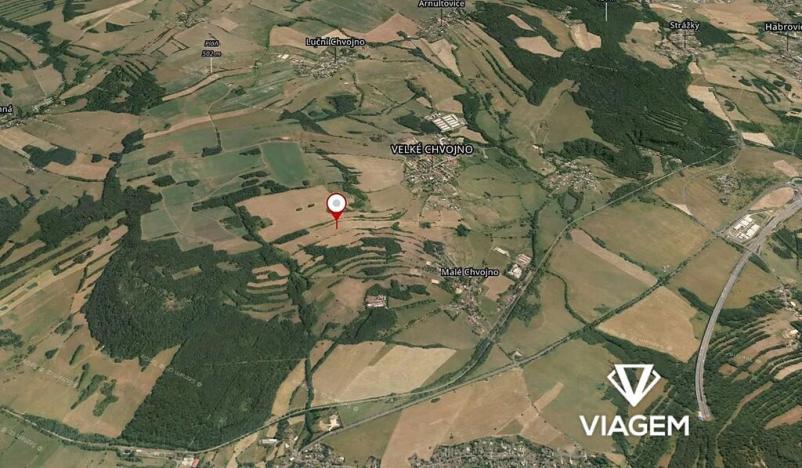 Prodej podílu pole, Velké Chvojno, 4436 m2