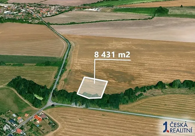 Prodej podílu pole, Kostomlátky, 1580 m2