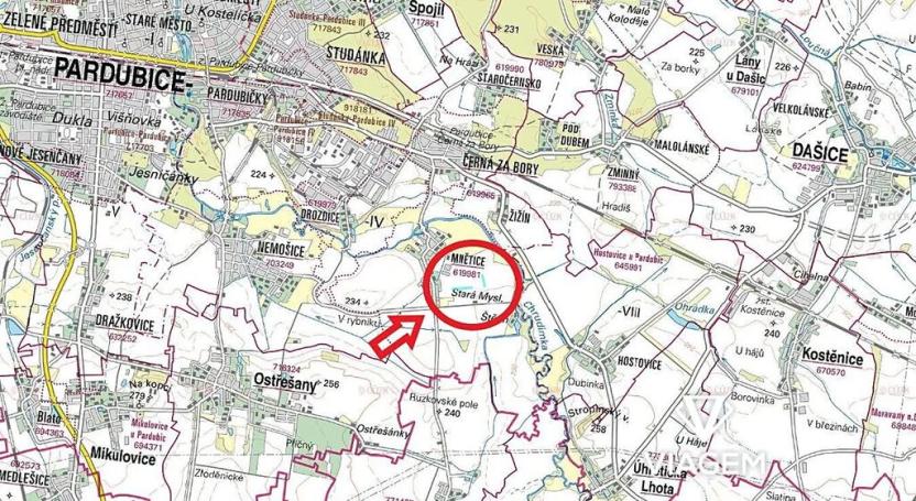 Prodej podílu pole, Pardubice, 2906 m2