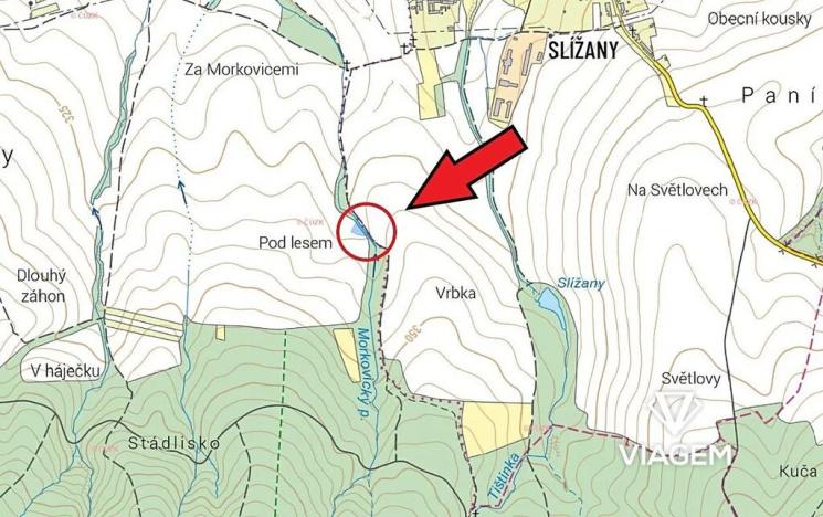 Prodej pole, Morkovice-Slížany, 1744 m2