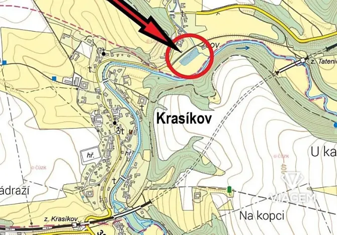 Prodej pole, Tatenice, 5394 m2