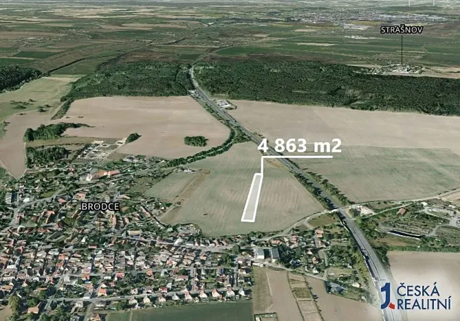 Prodej podílu pole, Brodce, 303 m2
