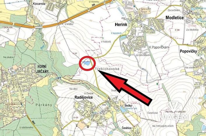 Prodej podílu pole, Radějovice, 3571 m2