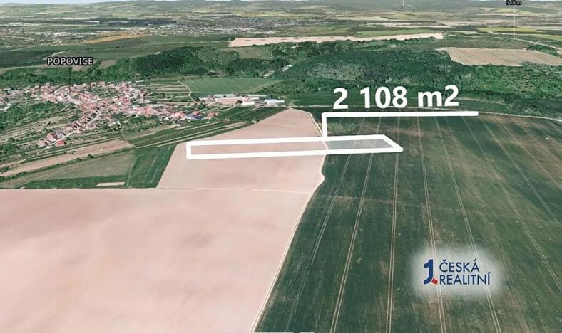 Prodej podílu pole, Popovice, 527 m2