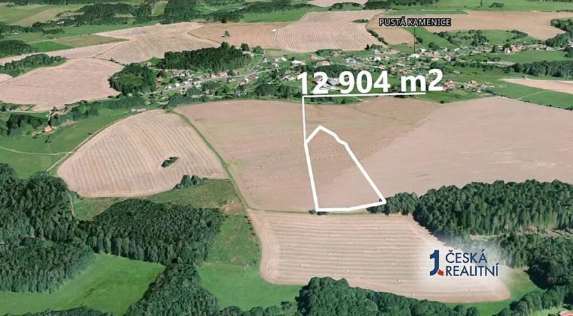 Prodej podílu pole, Pustá Kamenice, 3583 m2