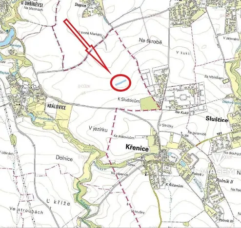 Prodej podílu pole, Praha - Královice, 1928 m2