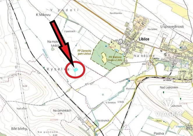 Prodej podílu pole, Malý Újezd, 593 m2