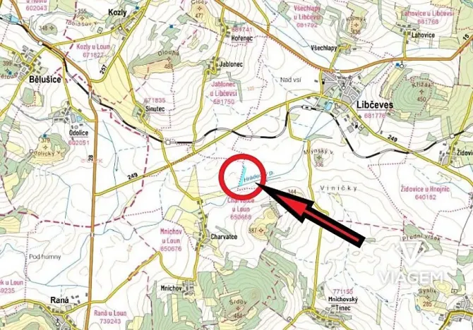 Prodej podílu pole, Libčeves, 5871 m2