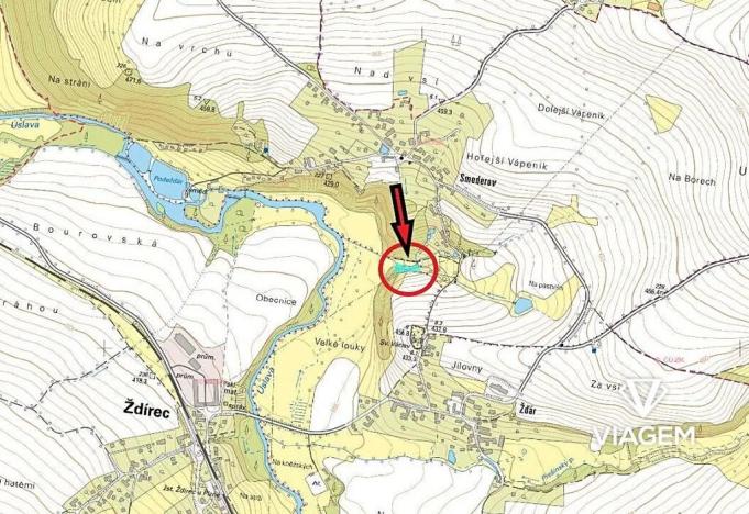 Prodej pole, Ždírec, 1511 m2