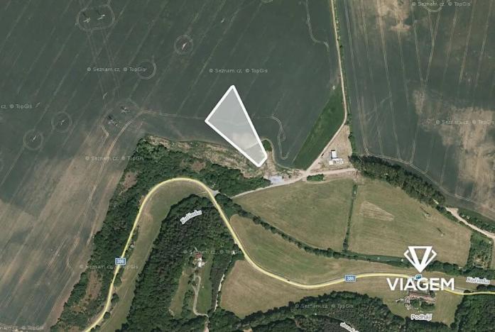 Prodej podílu pole, Čebín, 967 m2