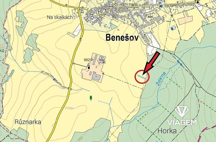 Prodej podílu pole, Benešov, 1336 m2
