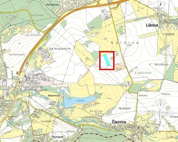 Prodej podílu pole, Mníšek pod Brdy, 5701 m2