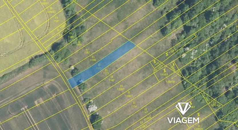 Prodej pole, Traplice, 422 m2