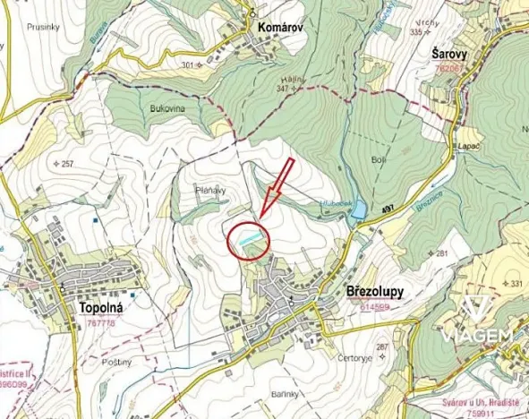 Prodej podílu pole, Březolupy, 1035 m2