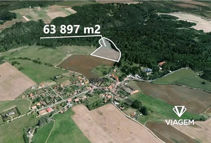Prodej podílu pole, Vráž, 15974 m2
