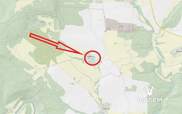 Prodej podílu zahrady, Černošín, 809 m2