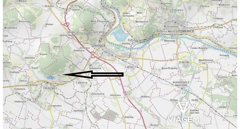 Prodej podílu pole, Třebenice, 5494 m2